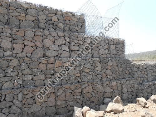 Double Twisted Hexagonal Mesh Gabions